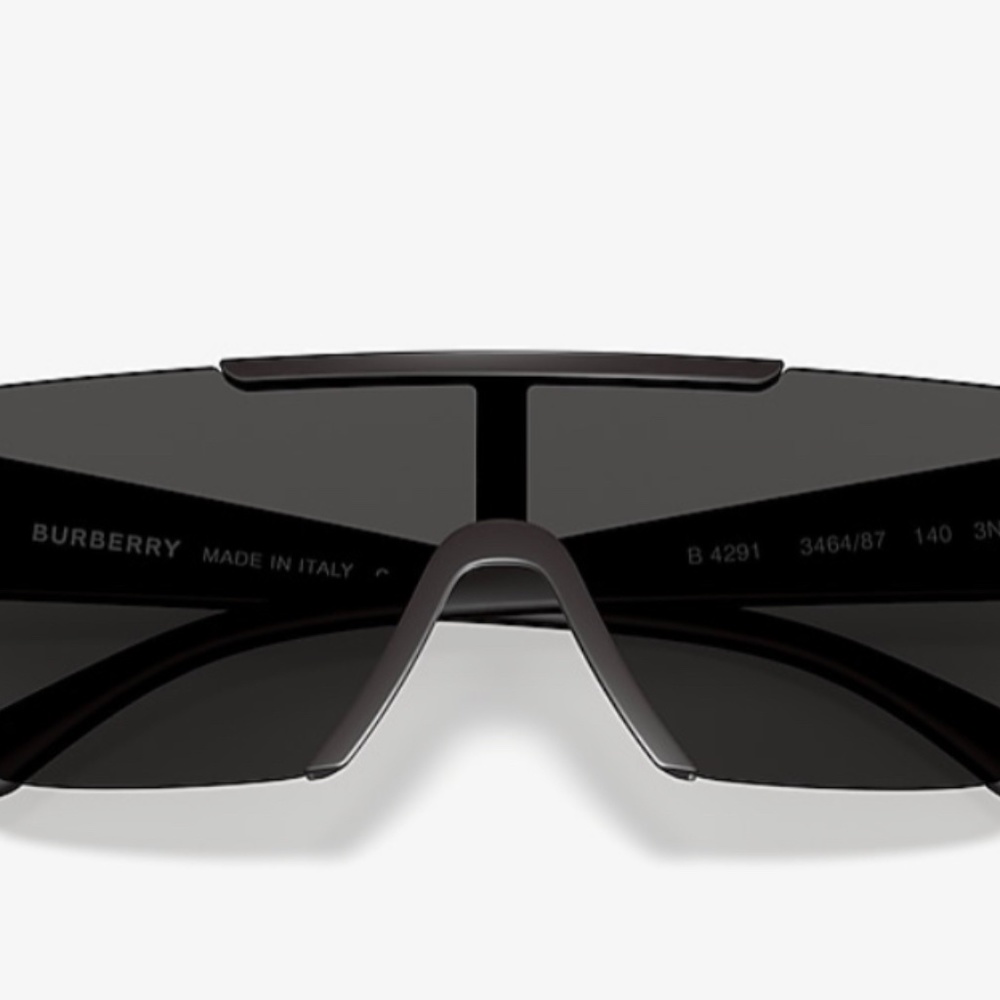 Burberry Men's Be4291 Sunglasses Black